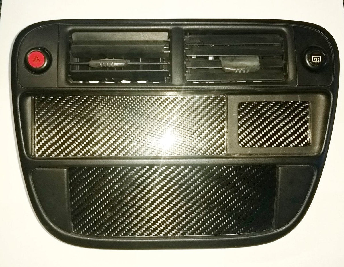 Honda CARBON FIBER 96-98 Civic Climate Control Block Off Plate Delete Made in USA