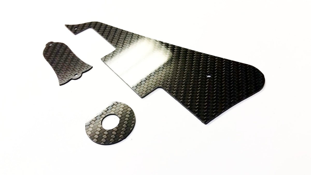 CARBON FIBER Pickguard Truss & Ring Kit For Gibson Les Paul, Les Paul Custom