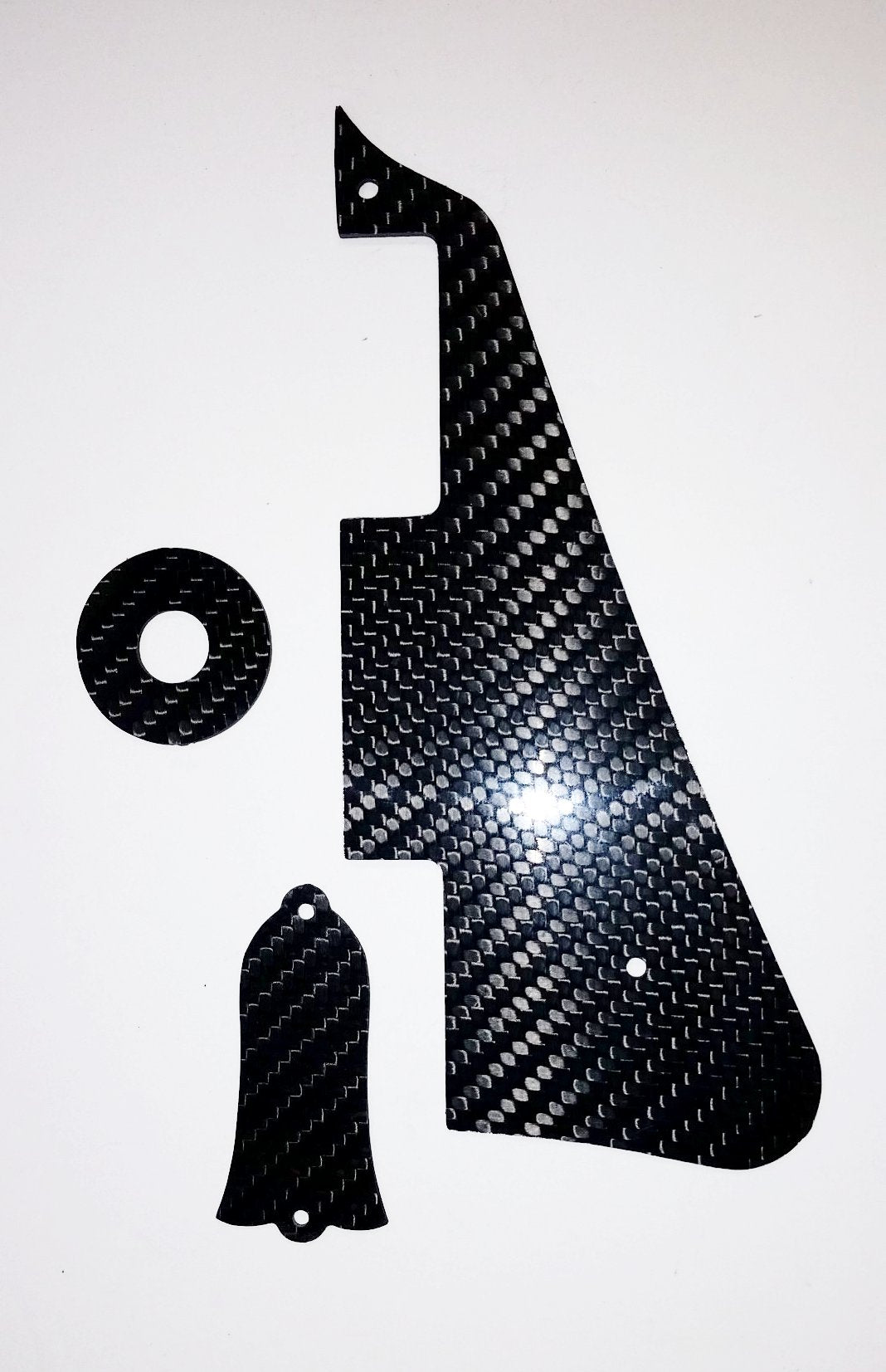 CARBON FIBER Pickguard Truss & Ring Kit For Gibson Les Paul, Les Paul Custom