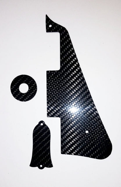 CARBON FIBER Pickguard Truss & Ring Kit For Gibson Les Paul, Les Paul Custom