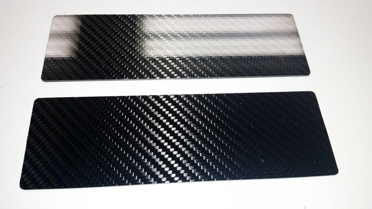94-00 Mustang CARBON FIBER Radio Stereo CD Delete Plate 2 PIECES
