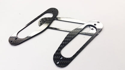 CARBON FIBER Guitar Single Coil Pickup Mounting Ring MI0255 3 PIECES MADE IN USA