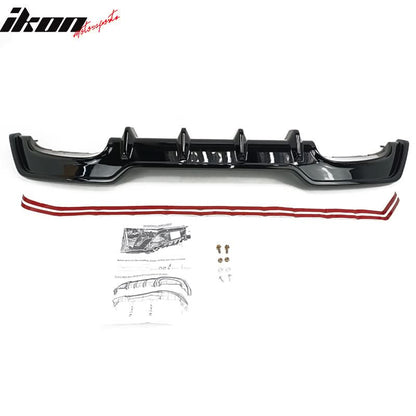 2019-2022 Toyota Corolla 5DR TS Style Rear Lip Diffuser Aprons ABS