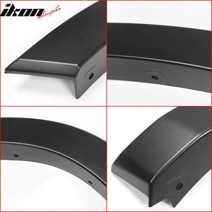 2019-2025 Dodge Ram 1500 Standard Bed Matte Black Fender Flares 4PCS