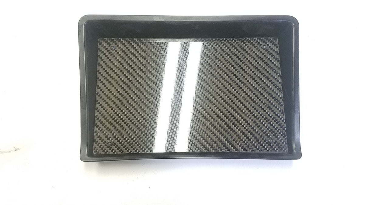 CARBON FIBER RADIO DELETE PANEL 90-94 fits Mitsubishi Eclipse Talon DSM1 OEM dash