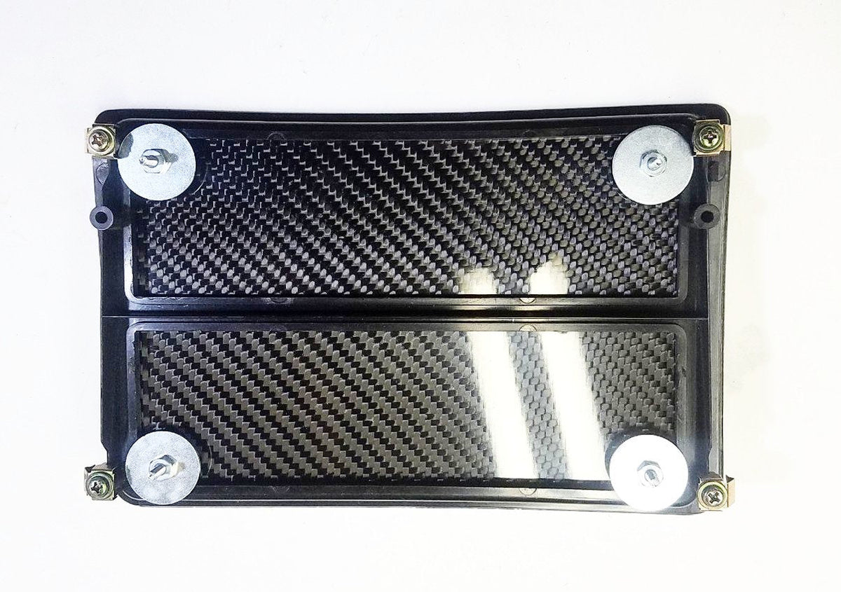 CARBON FIBER RADIO DELETE PANEL 90-94 fits Mitsubishi Eclipse Talon DSM1 OEM dash