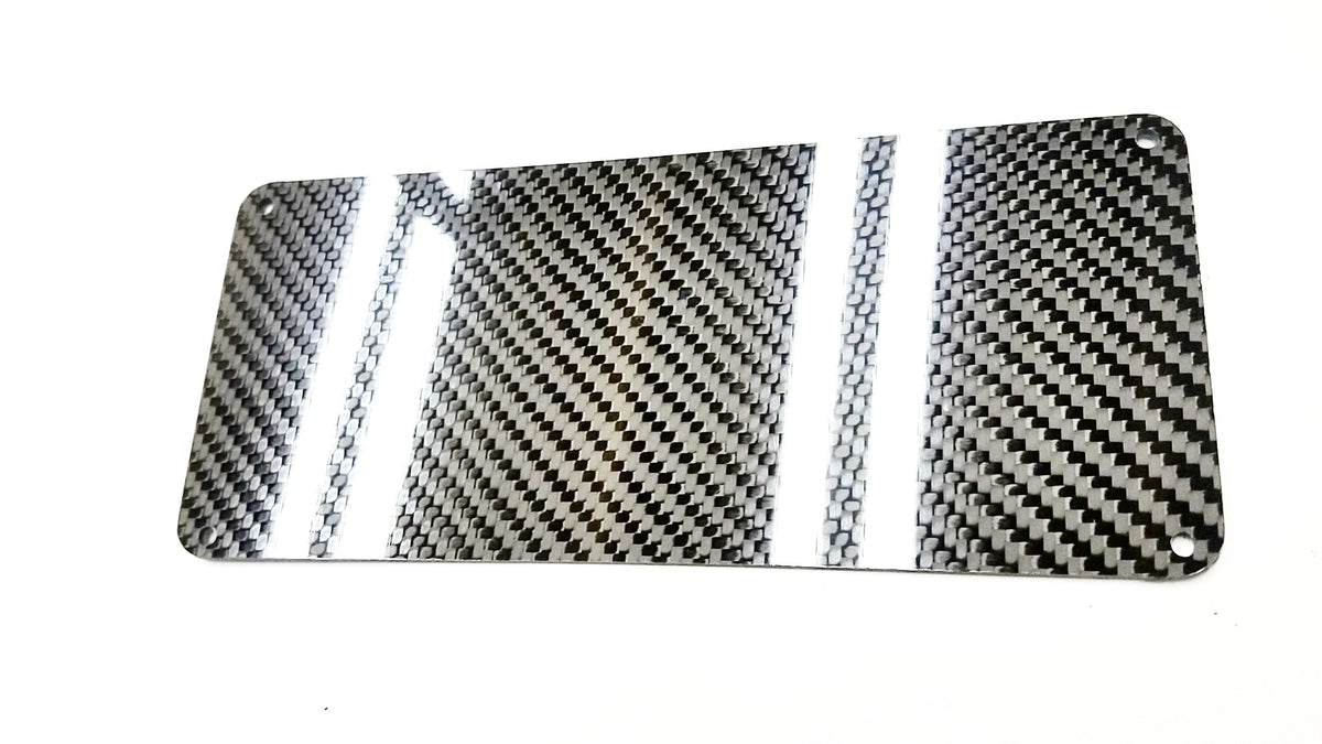 CARBON FIBER DELETE PANEL FOR 1997-2002 CHEVY CAMARO RADIO DASH BEZEL