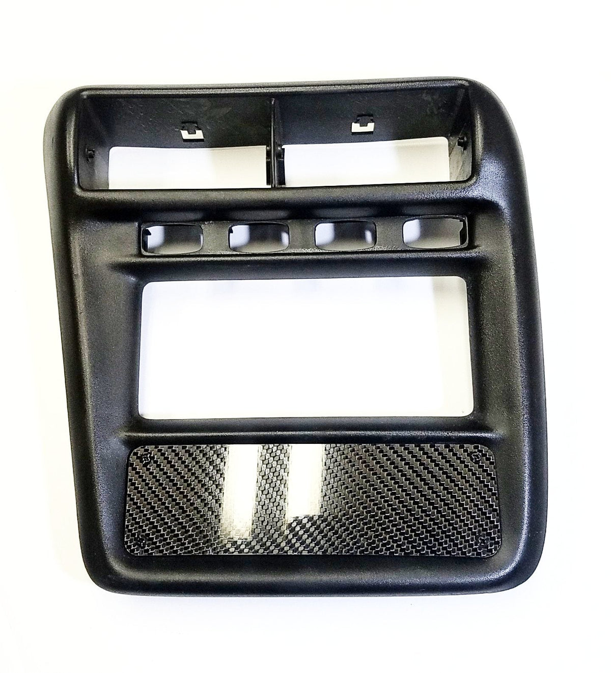 CARBON FIBER CLIMATE CONTROL DELETE PANEL FOR 1997-2002 CHEVY CAMARO DASH BEZEL