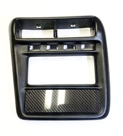 CARBON FIBER CLIMATE CONTROL DELETE PANEL FOR 1997-2002 CHEVY CAMARO DASH BEZEL
