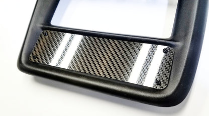 CARBON FIBER CLIMATE CONTROL DELETE PANEL FOR 1997-2002 CHEVY CAMARO DASH BEZEL