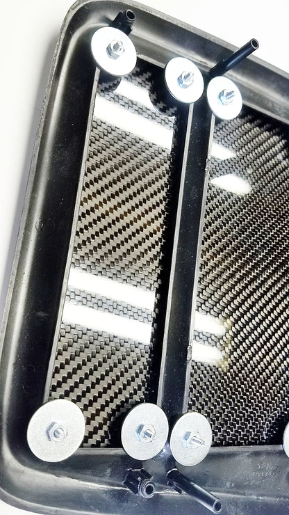 CARBON FIBER CLIMATE CONTROL DELETE PANEL FOR 1997-2002 CHEVY CAMARO DASH BEZEL