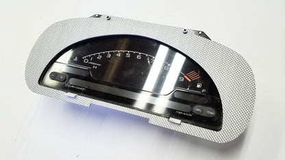 SILVER CARBON COMPOSITE MATTE Conversion Bezel for S2000 AP1 AP2 Cluster Honda EG EK EF and Acura DC
