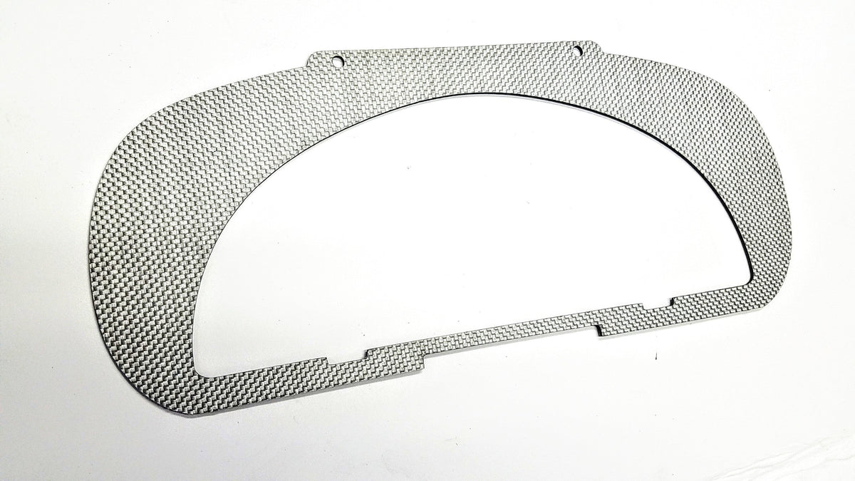 SILVER CARBON COMPOSITE MATTE Conversion Bezel for S2000 AP1 AP2 Cluster Honda EG EK EF and Acura DC