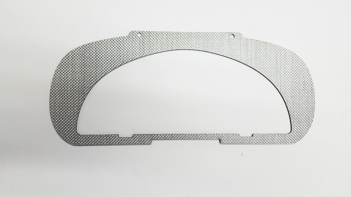 SILVER CARBON COMPOSITE MATTE Conversion Bezel for S2000 AP1 AP2 Cluster Honda EG EK EF and Acura DC