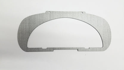 SILVER CARBON COMPOSITE MATTE Conversion Bezel for S2000 AP1 AP2 Cluster Honda EG EK EF and Acura DC