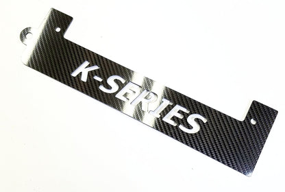 CARBON FIBER CUSTOM (K SERIES) TEXT Spark Plug Cover INSERT K20 K24 RSX TSX Si