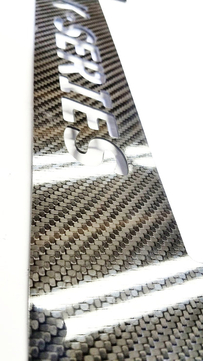 CARBON FIBER CUSTOM (K SERIES) TEXT Spark Plug Cover INSERT K20 K24 RSX TSX Si