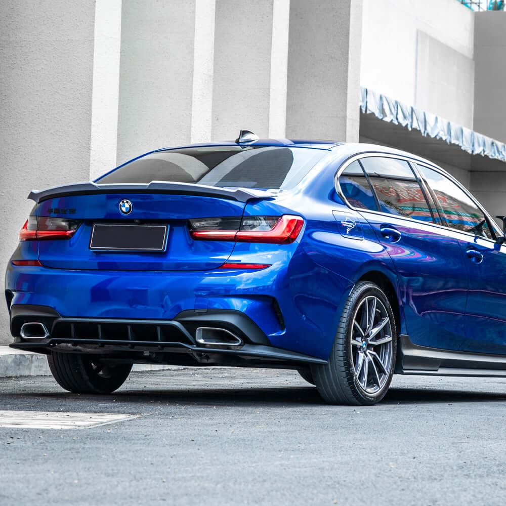 HRS 2019-22 BMW G20-G21 3 Series Rear Diffuser By YOFER
