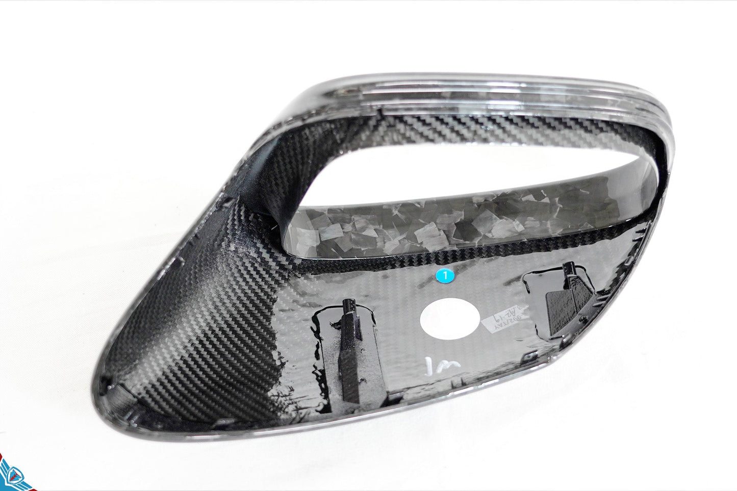 2020+ Porsche Taycan & 911 (9J1/992) OEM Replacement Dry Carbon Fiber Mirror Covers | FYBR Aerodynamics