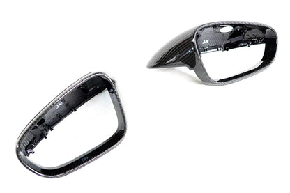 2020+ Porsche Taycan & 911 (9J1/992) OEM Replacement Dry Carbon Fiber Mirror Covers | FYBR Aerodynamics