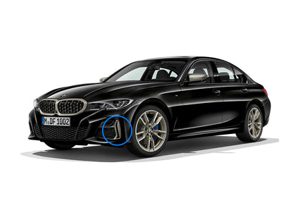 AutoTecknic Dry Carbon Front Bumper Grille Trim Set - BMW G20 M340i M-Sport Pre-LCI