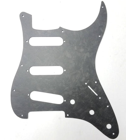 Fender Strat Stratocaster 11 Hole MATTE FORGED CARBON FIBER pickguard SSS