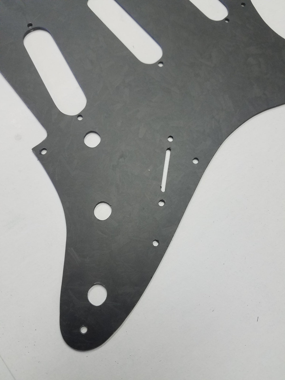Fender Strat Stratocaster 11 Hole MATTE FORGED CARBON FIBER pickguard SSS