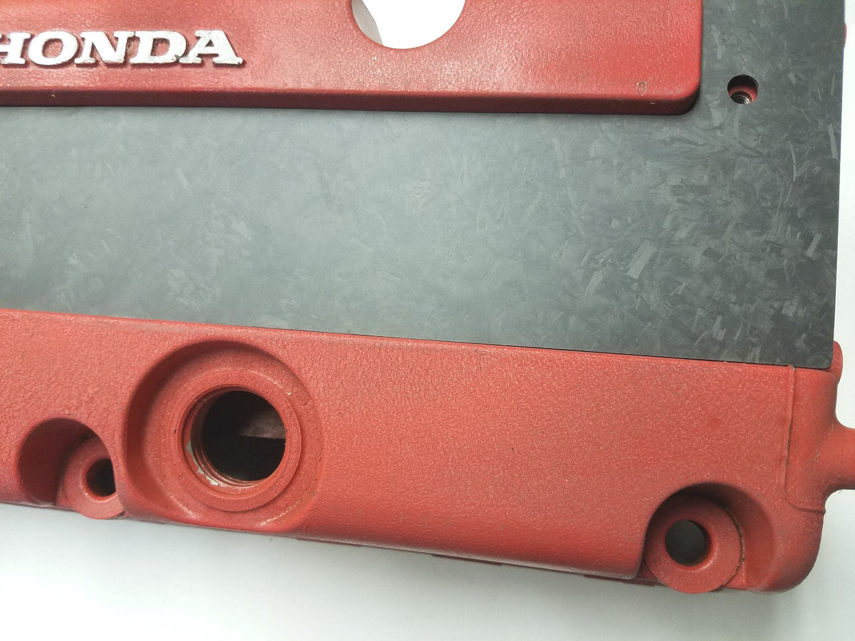 FORGED CARBON FIBER K SERIES SPARK PLUG COVER INSERT K20 K24 RSX TSX Si