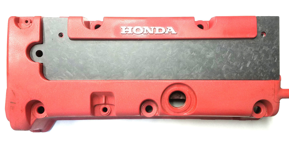 FORGED CARBON FIBER K SERIES SPARK PLUG COVER INSERT K20 K24 RSX TSX Si