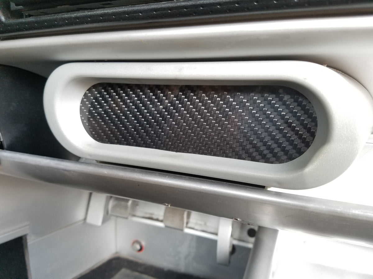 CARBON FIBER glossy twill CLIMATE CONTROL delete for Lotus Elise S2 2005-2011