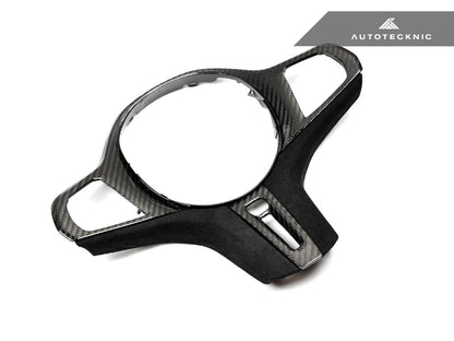 AutoTecknic Carbon Alcantara Steering Wheel Trim - BMW G30 5-Series | G32 6-Series GT