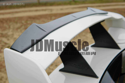 JDMuscle [15-26 WRX, 15-21 STI]  Carbon Fiber Wing Gurney Flap V2 *Clearance*No Returns*