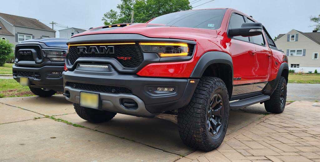 2021-2024 Ram 1500 TRX LED “Power” Grille Bar – IP67, Bolt-On, Black or Silver Frame