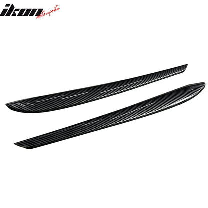 2021-2023 Tesla 3 & 2023 Y Carbon Fiber Center Front Door Panel ABS
