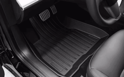 2017-2023 Tesla Model 3 Floor Mats Interior Liners & Rear Trunk Mat Set