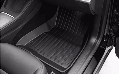 2017-2023 Tesla Model 3 Floor Mats Interior Liners & Rear Trunk Mat Set