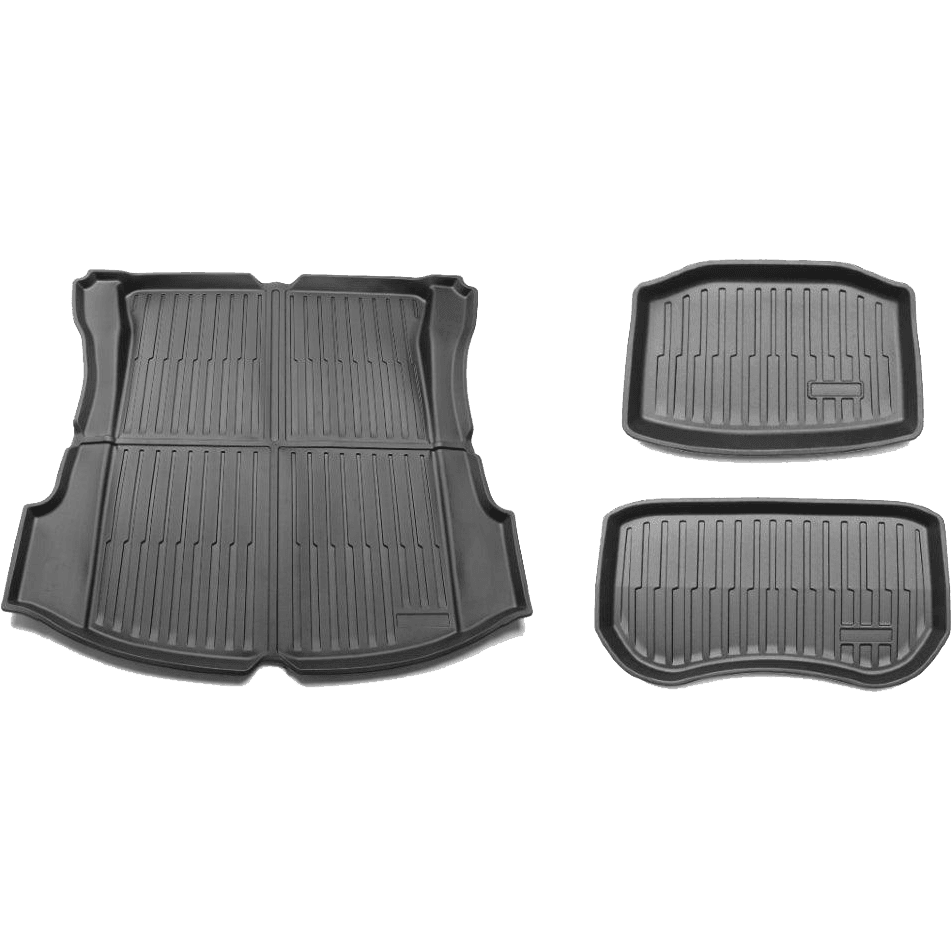2017-2023 Tesla Model 3 Rear Trunk & Trunk Well & Front Trunk Mats Set
