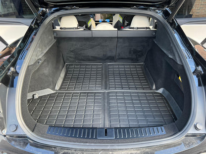 2021-2024 Tesla Model S Floor Mats & Rear Trunk Mat Set