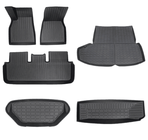 2021-2024 Tesla Model S Floor Mats Full Set (Plaid and Long Range)