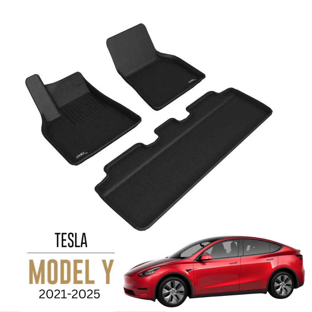 3D MAXpider Tesla Model Y 2020-2026 + Juniper All-Weather Floor Mats and Liners