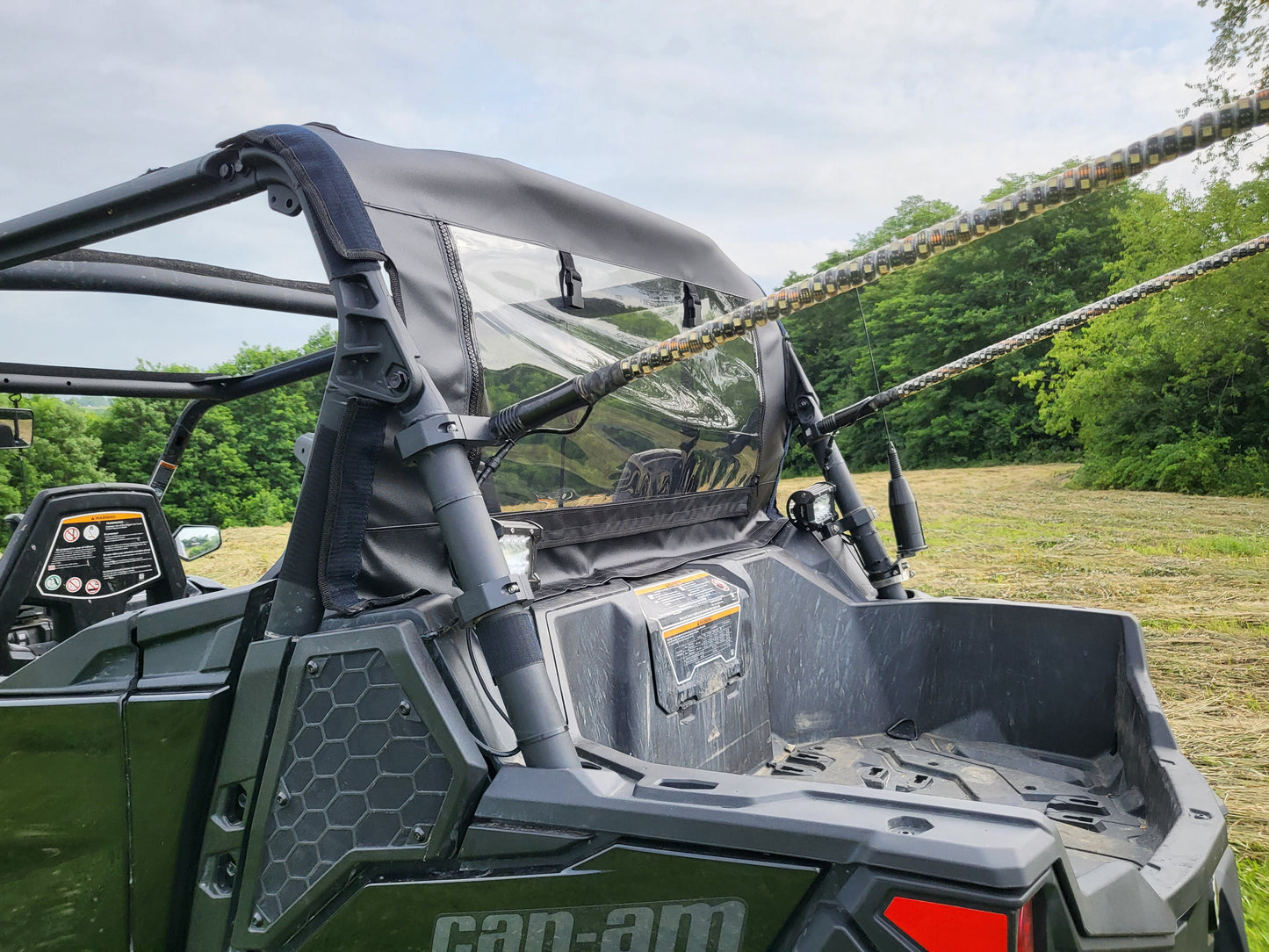 2019+ Can-Am Maverick Trail Canvas Rear Panel