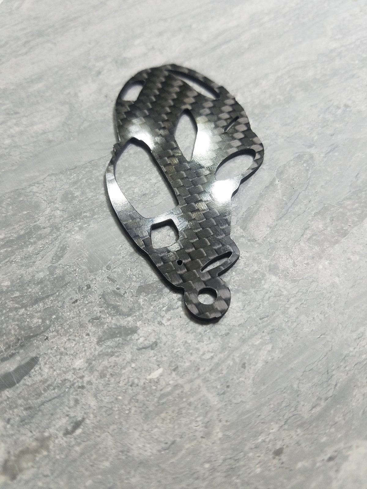 Carbon Fiber keychain lanyard fits 2008 Tesla Roadster gift