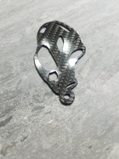 Carbon Fiber keychain lanyard fits 2008 Tesla Roadster gift
