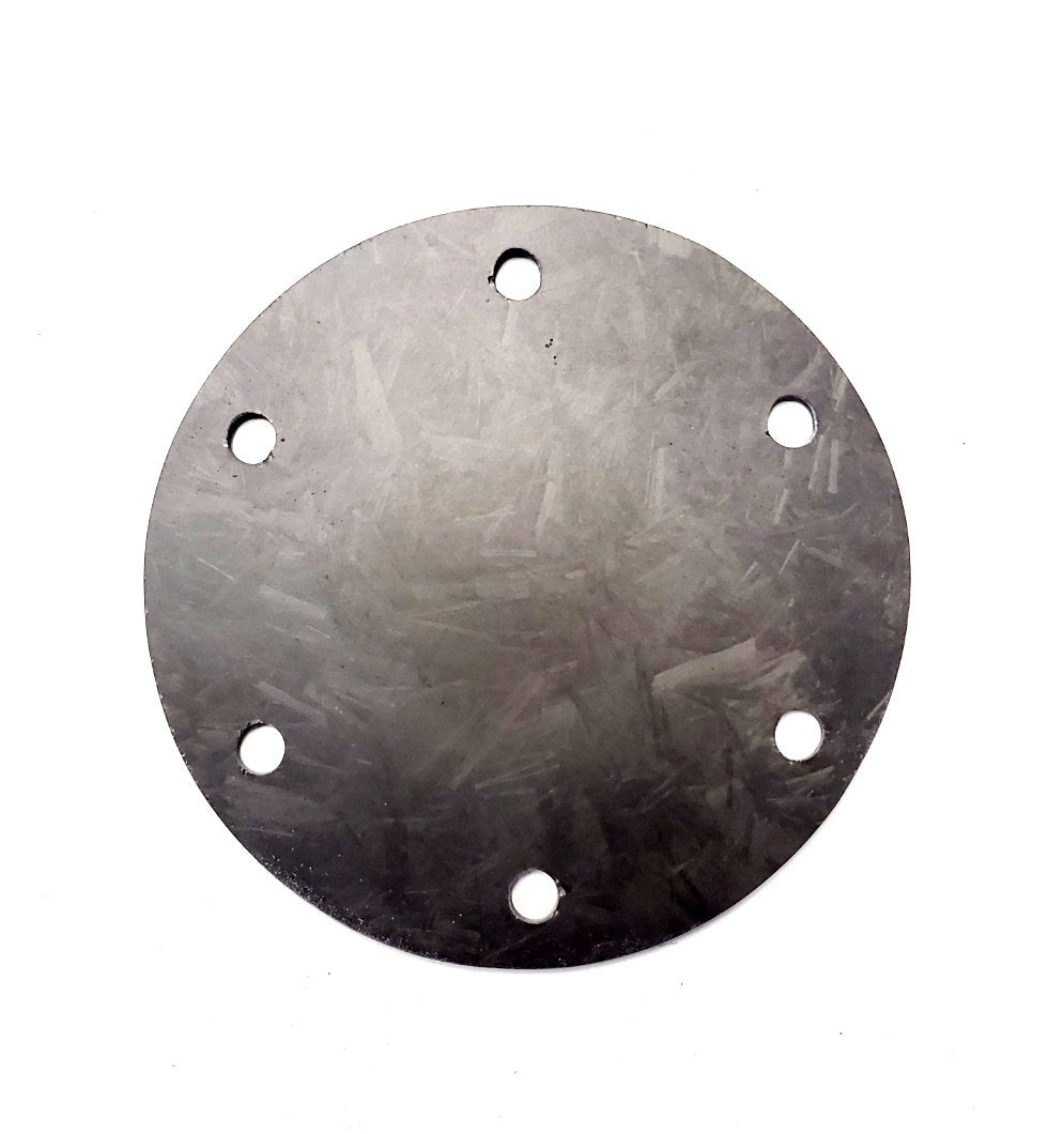 FORGED CARBON FIBER ROUND Matte Steering Wheel Horn Button Cover Plate NO Button