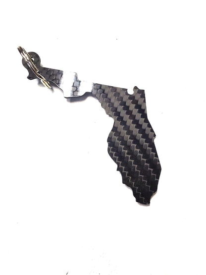 Carbon Fiber FLORIDA STATE keychain lanyard gift