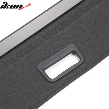 2022-2024 Hyundai Ioniq 5 Black Trunk Cargo Cover PVC Aluminum Rod