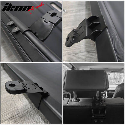 2022-2024 Lexus NX250 NX350 NX350h Black Retractable Cargo Cover Canva