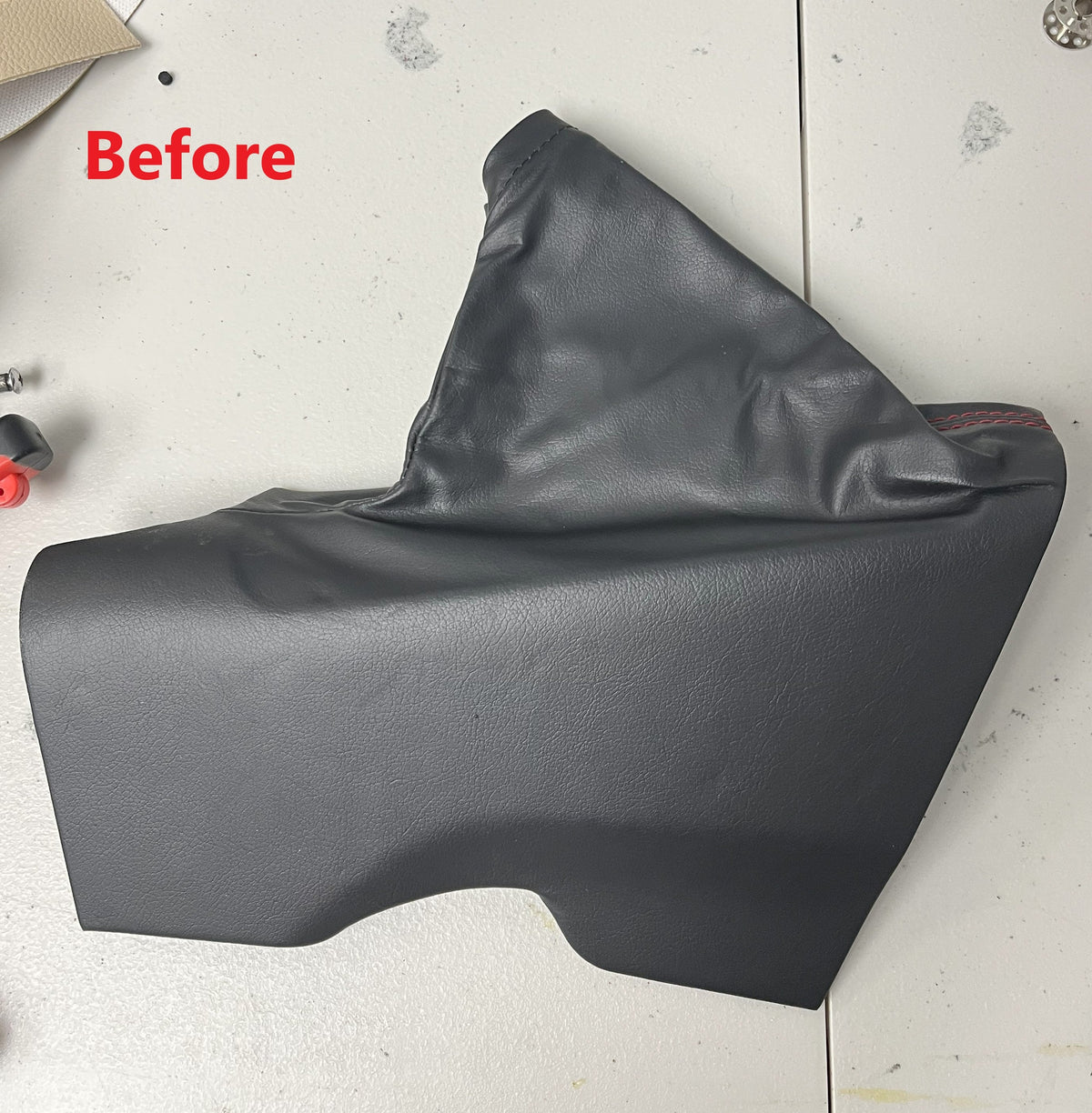 Custom Made Suede Emergency Brake Boot for Subaru BRZ 2022 - 2024 Red Stitching