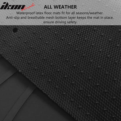 2022-2025 Honda Civic/Acura Integra Latex All Weather Black Floor Mat