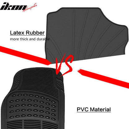 2022-2025 Honda Civic/Acura Integra Latex All Weather Black Floor Mat